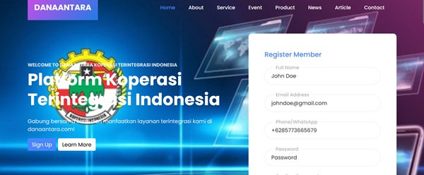 Danaantara Platform Koperasi Terintegrasi Indonesia CRTKD ACADEMY TAEKWONDO INDONESIA